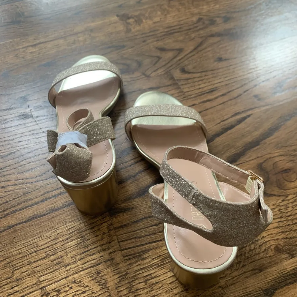 DREAM PAIRS Women's Open Toe Ankle Strap Low Block Chunky Heels Sandals Size 8M - Image 9