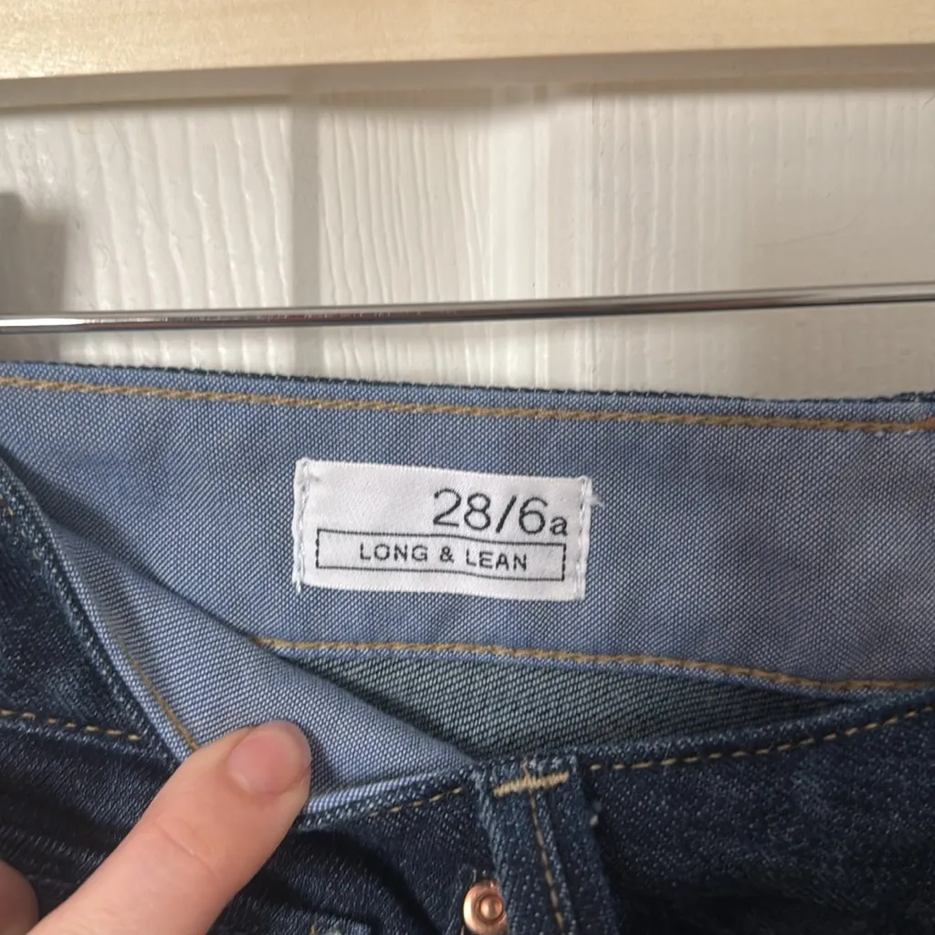 GAP Women's Boot Cut Jeans in Deep Indigo low rise 28/6 - Image 2