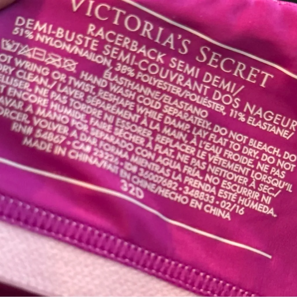 Victoria’s Secret Strappy Racerback Semi Demi
Seamless Bra - Image 8