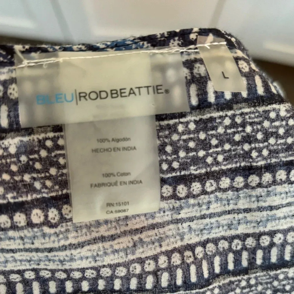 Bleu by Rod Beattie Swim Beach Cover-up-Size Large - Image 4