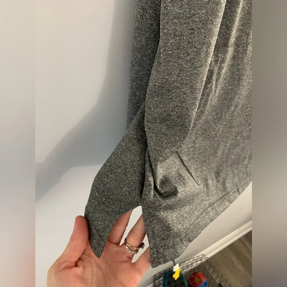 NBA Philadelphia 76ers Sixers Pullover Hoodie Lightweight Gray Blue White Size S - Image 2