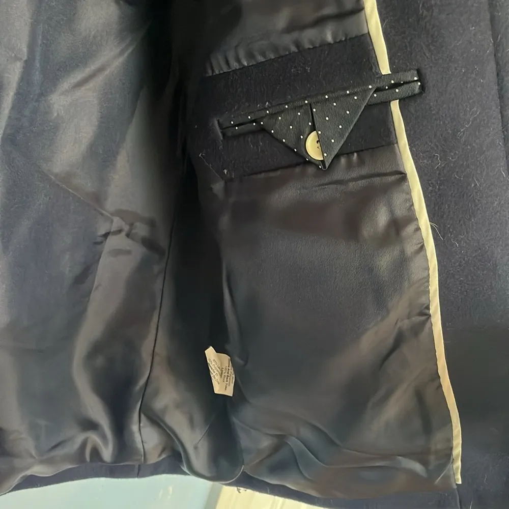 J Crew Colorblock Shetland Tartan Plaid Tassel Zipper Wool Jacket - Image 10