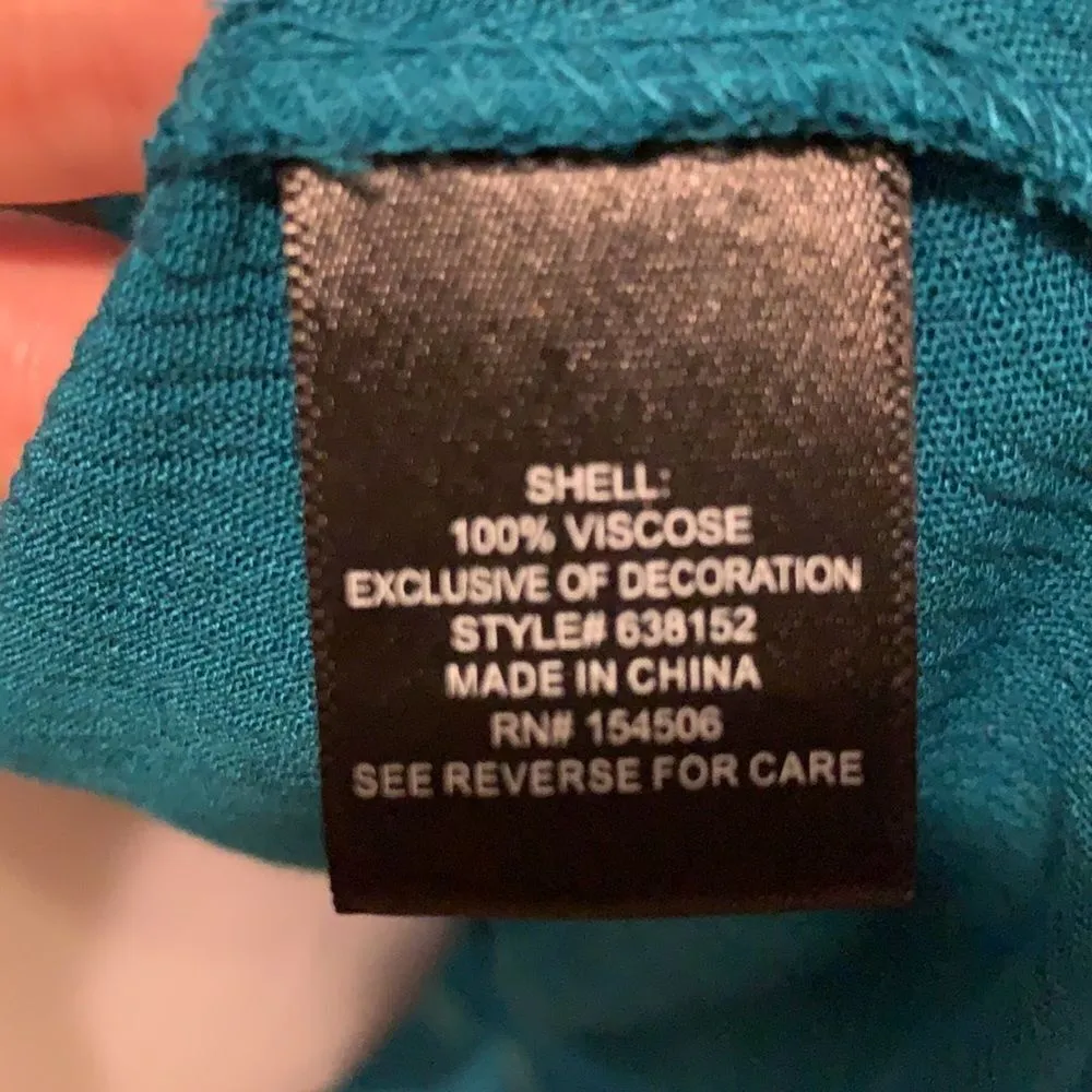 Citations teal embroidered kimono Blue Size undefined - Image 4