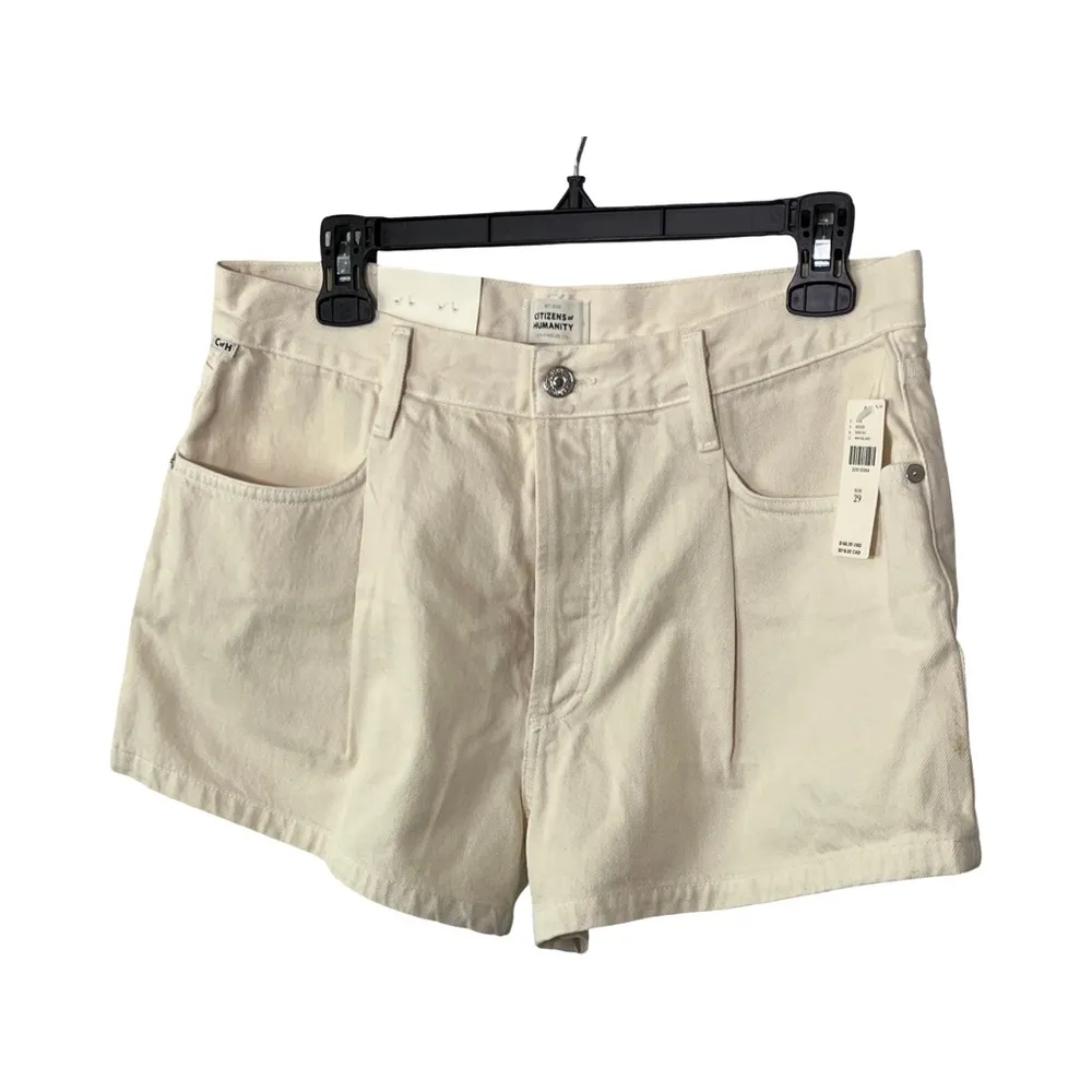 NWT Citizens of Humanity Premium Vintage White Shorts Size 29 $188 Retail - Image 2