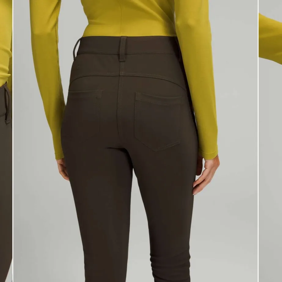Lululemon City Sleek 5 Pocket 7/8 Pant
Dark Olive / Dark Olive - Image 2