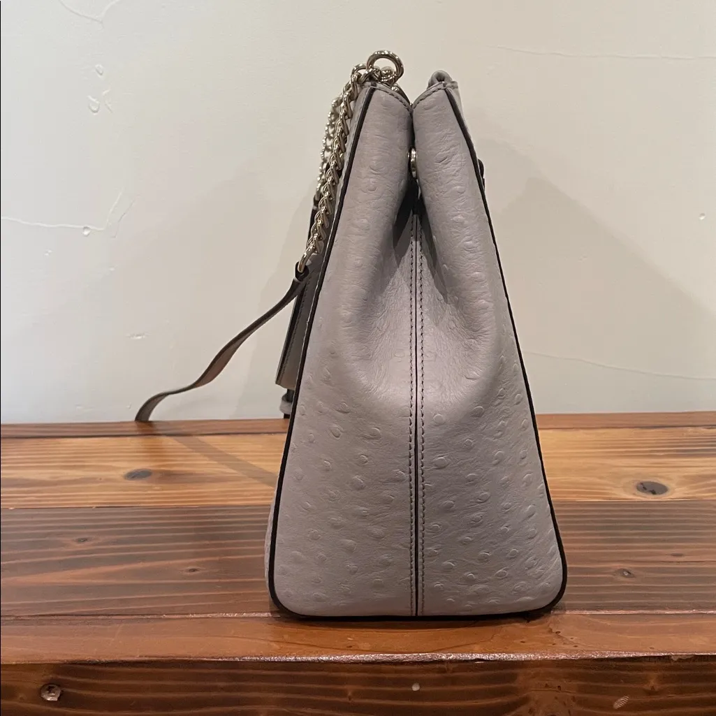 Kate Spade New York Loden Bristol Drive Ostrich Embossed Leather Bag - Image 4