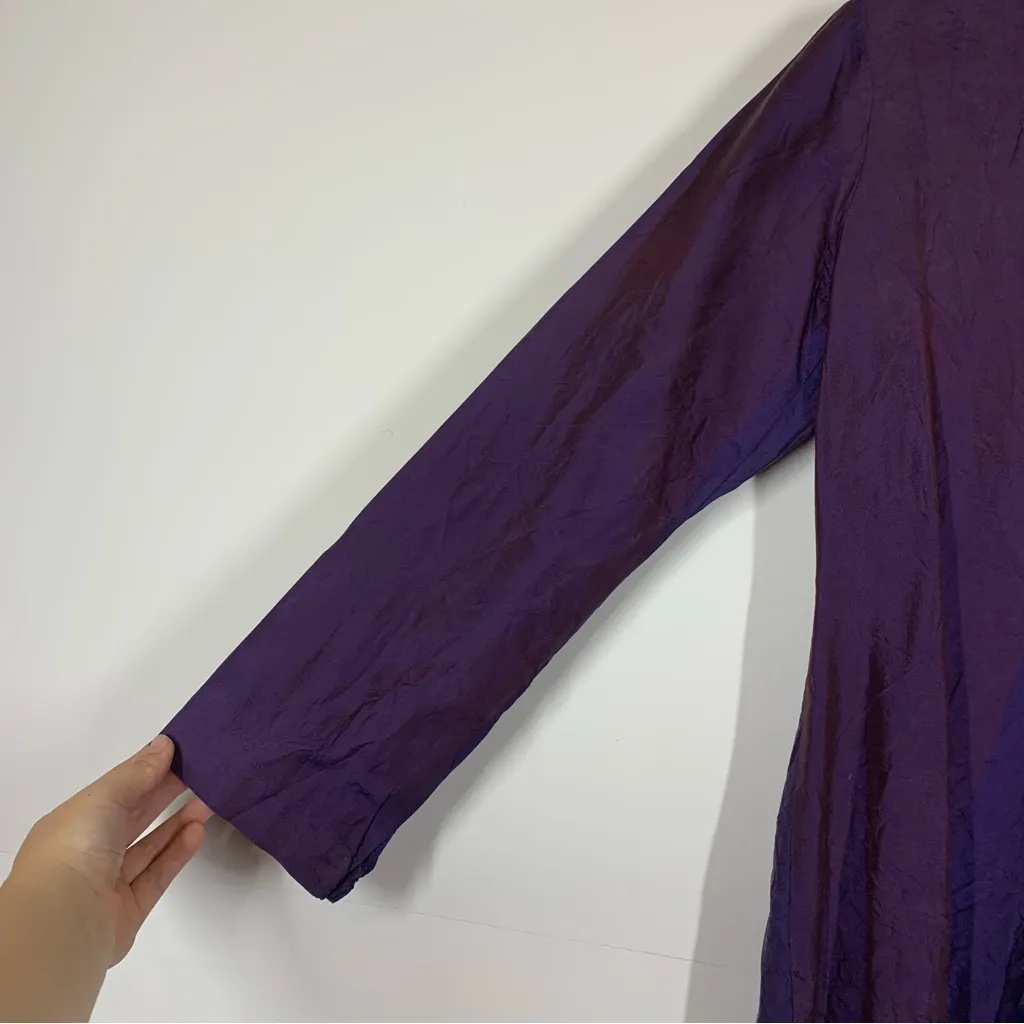 Dosa 100% Silk Size 2 or US Small/Medium Purple - Image 6