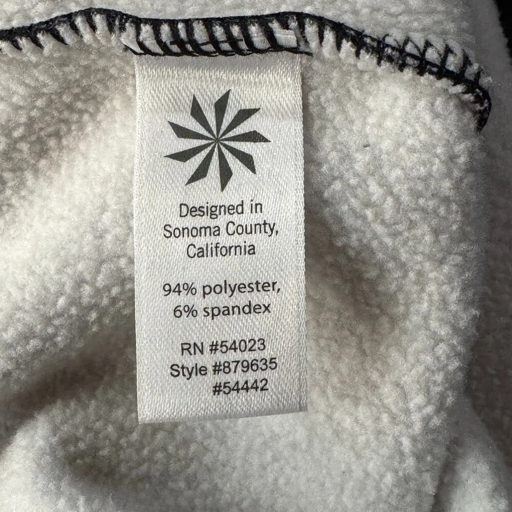 Athleta Medium Printed Tech Mini Skirt Fleece Lined Stretch Geometric Pull-On - Image 7