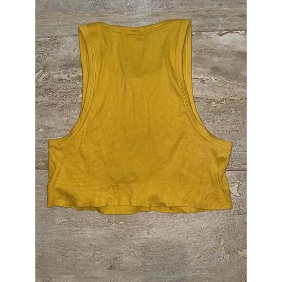 Tna Crew Tank Top‎ Size XL Yellow Women's Aritiza - Image 6