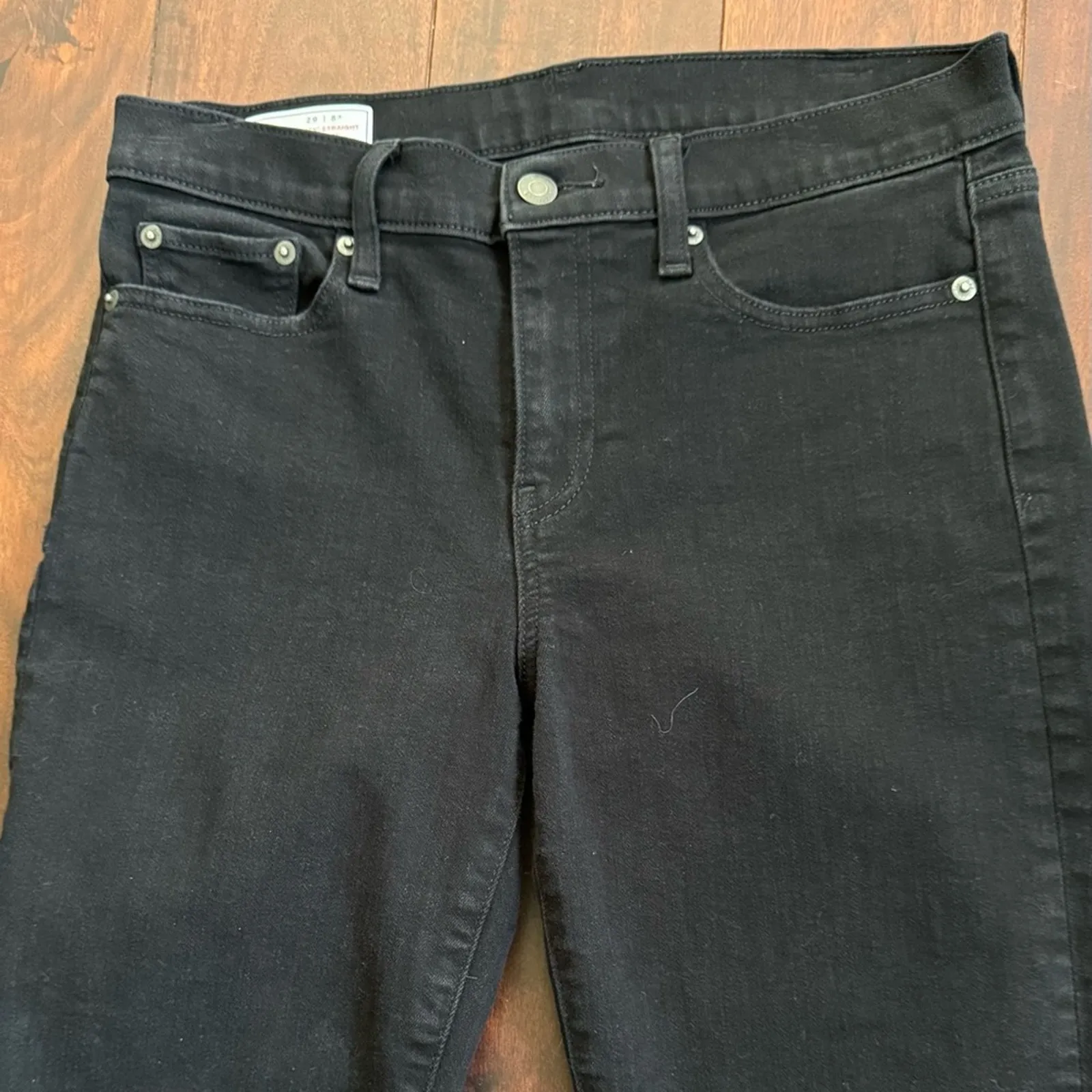 GAP Black Straight Leg Jeans 29 Classic Fit - Image 7