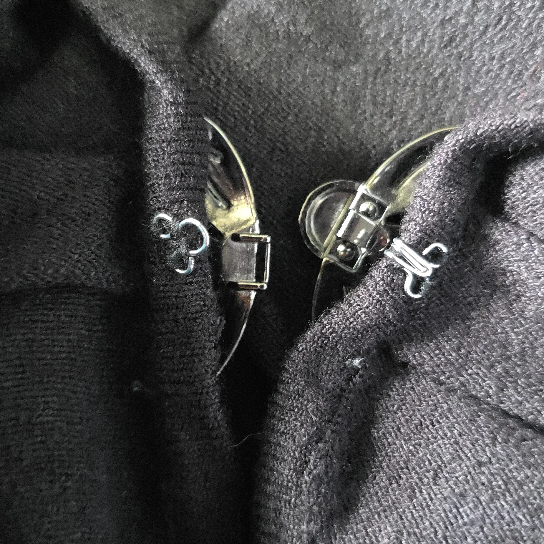 Lane Bryant Dressy Black Knit Cardigan Shrug with Rhinestone Clasp - Image 8