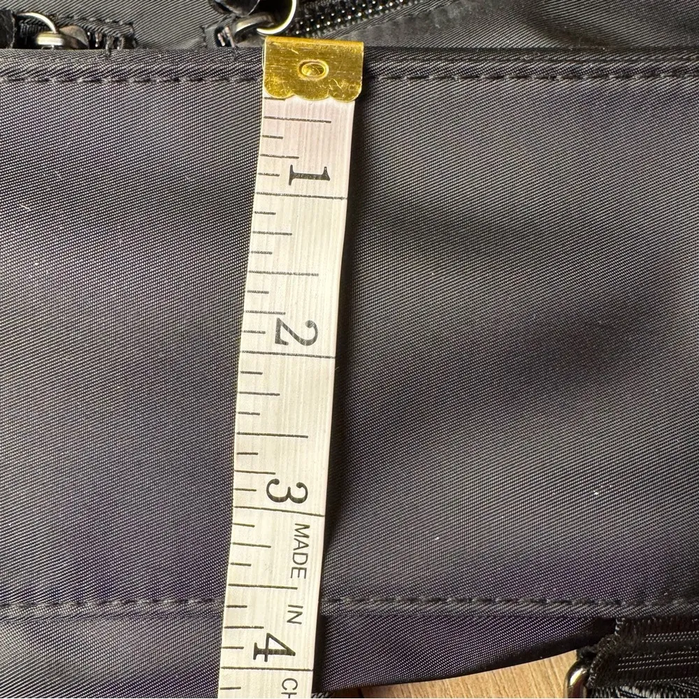 NWT Botkier Trigger Small Black Nylon Faux‎ Leather Backpack Wide Straps Pockets - Image 6