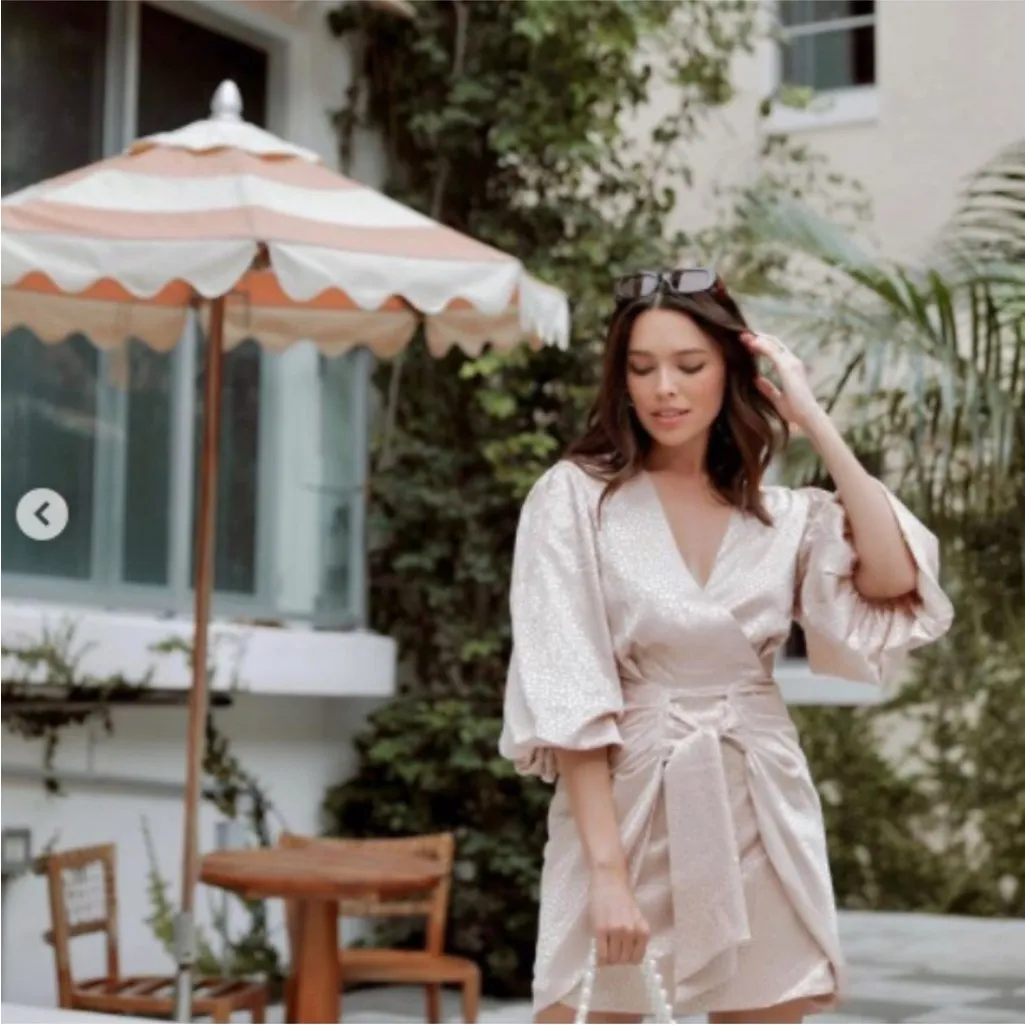 KEEPSAKE the Label Cream Mini Dress Size 4 - Image 4