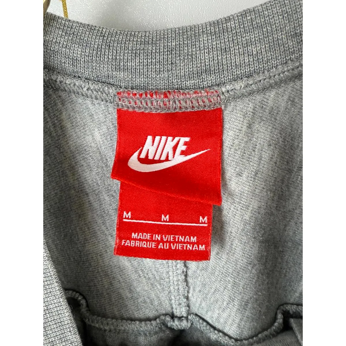 Nike Tech Fleece Gray Short Sleeve Crew - Size - Medium - Image 4