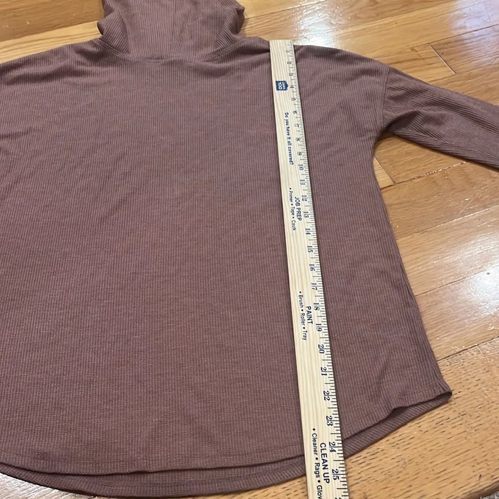 a.new day women’s waffle knit turtleneck top size small. - Image 6