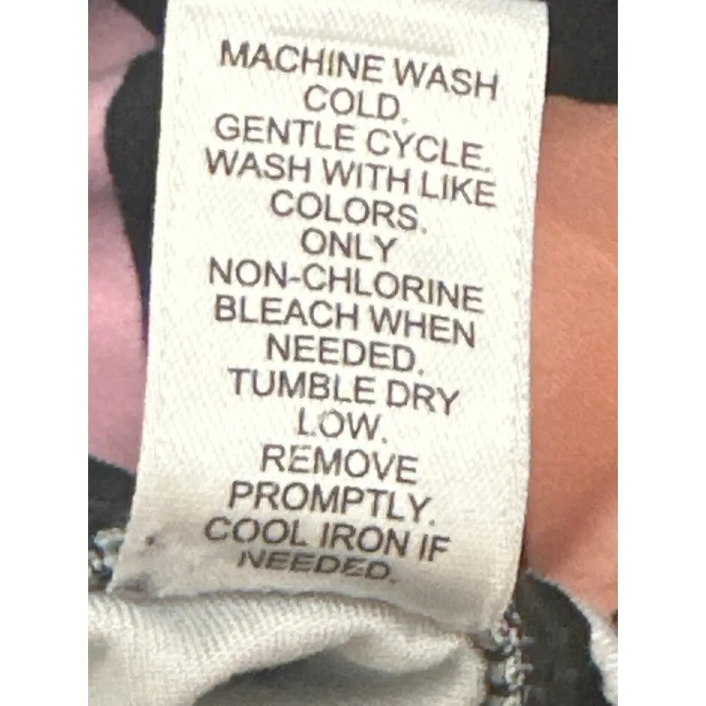 CCC Active Athletic Leggings Black Multi Color Abstract Print Comfortable Workou Pink Size undefined - Image 5