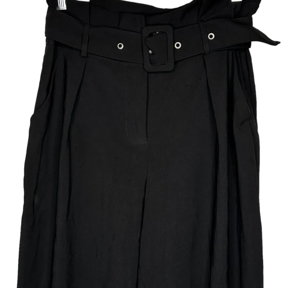 Everly Black Pants with‎ Belt - Image 2