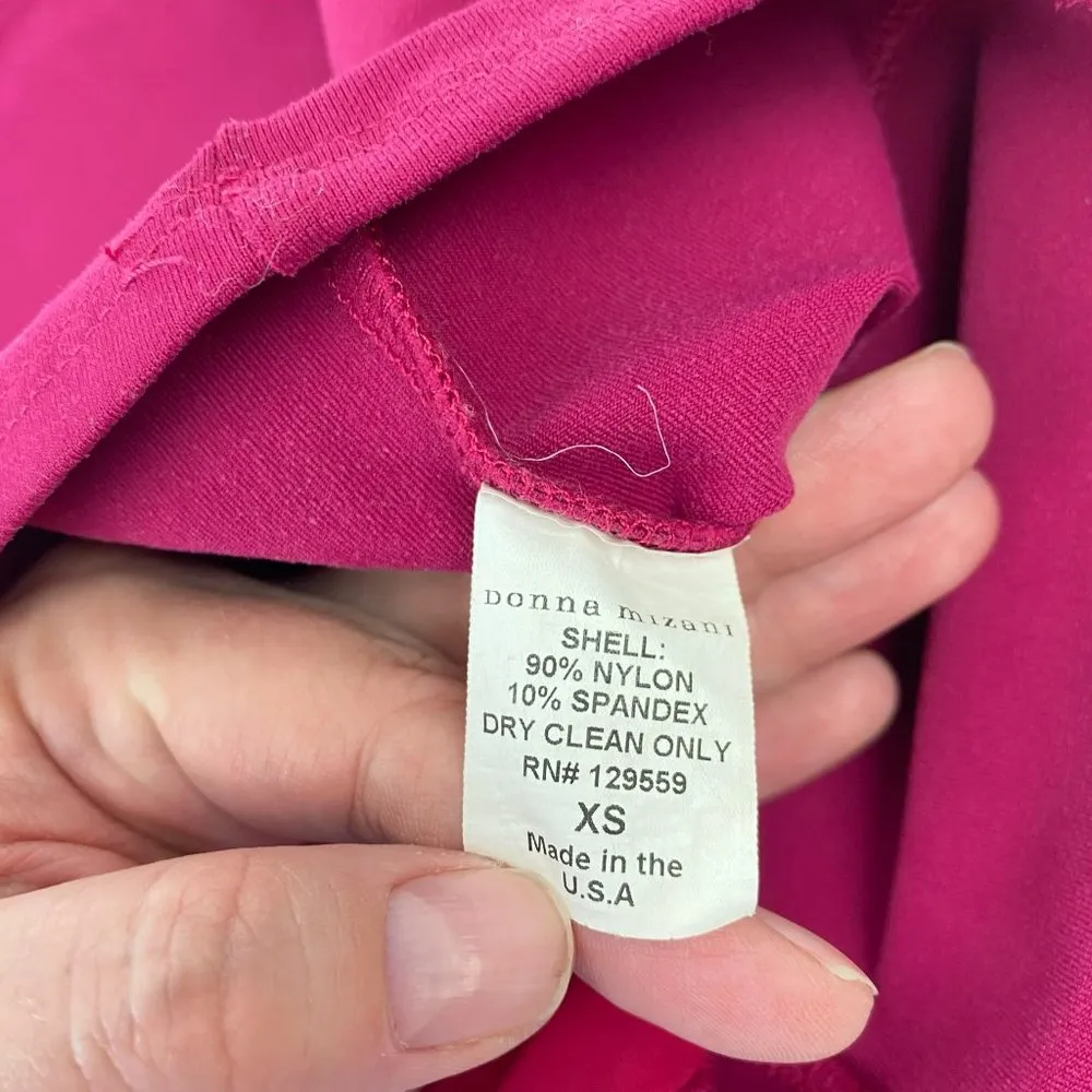 DONNA MIZANI Top Sleeveless‎ Boxy Semi Cropped Tank Top Part of Set X-Small XS - Image 3