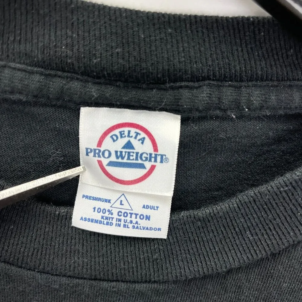 SeaWorld Whale Tail Y2K Black T - Image 4