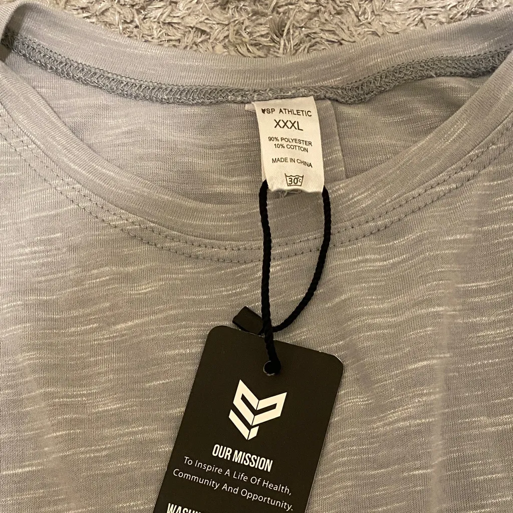 Sp athletic Heathered Gray Muscle Tee Size undefined - Image 3