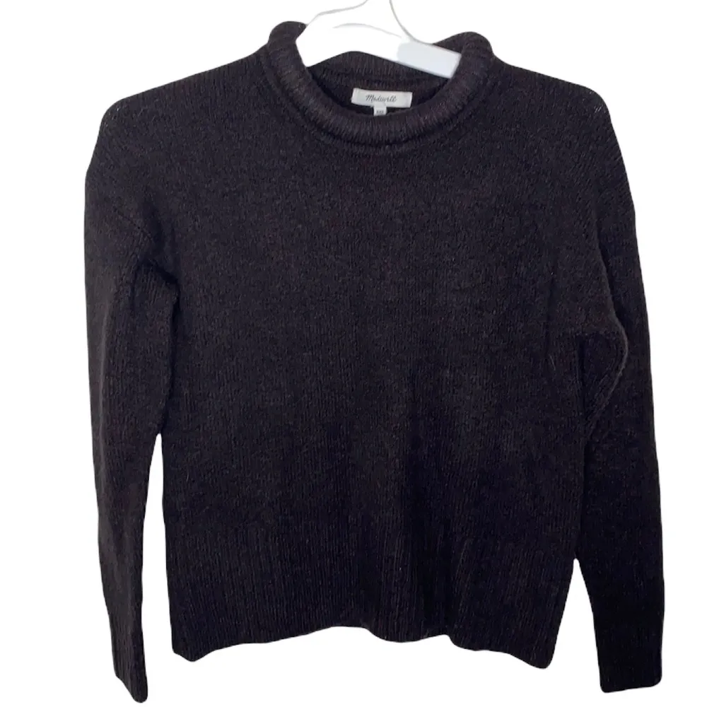 Madewell Fulton Pullover Rollneck Sweater in chocolate color size XXS - Image 26