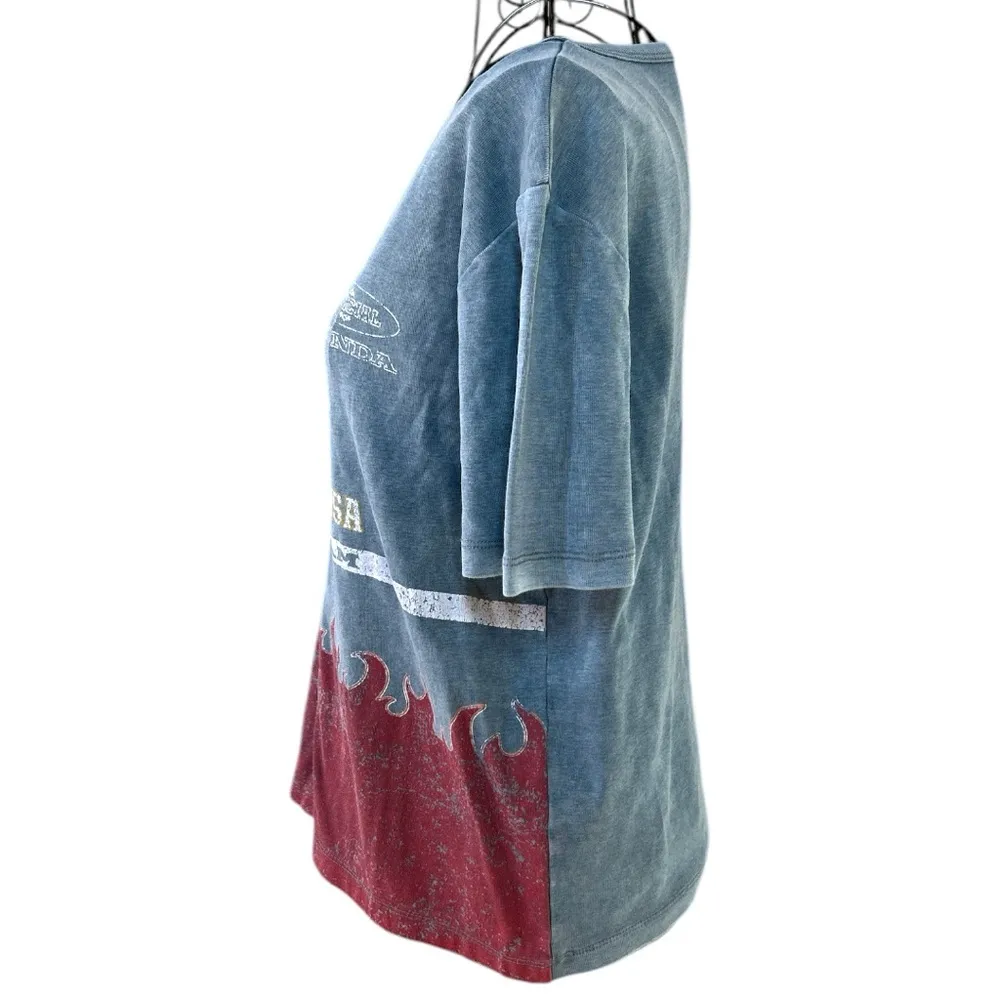 Urban Outfitters San Diego Racing Baby Tee Gray Size XXXL NWT - Image 7