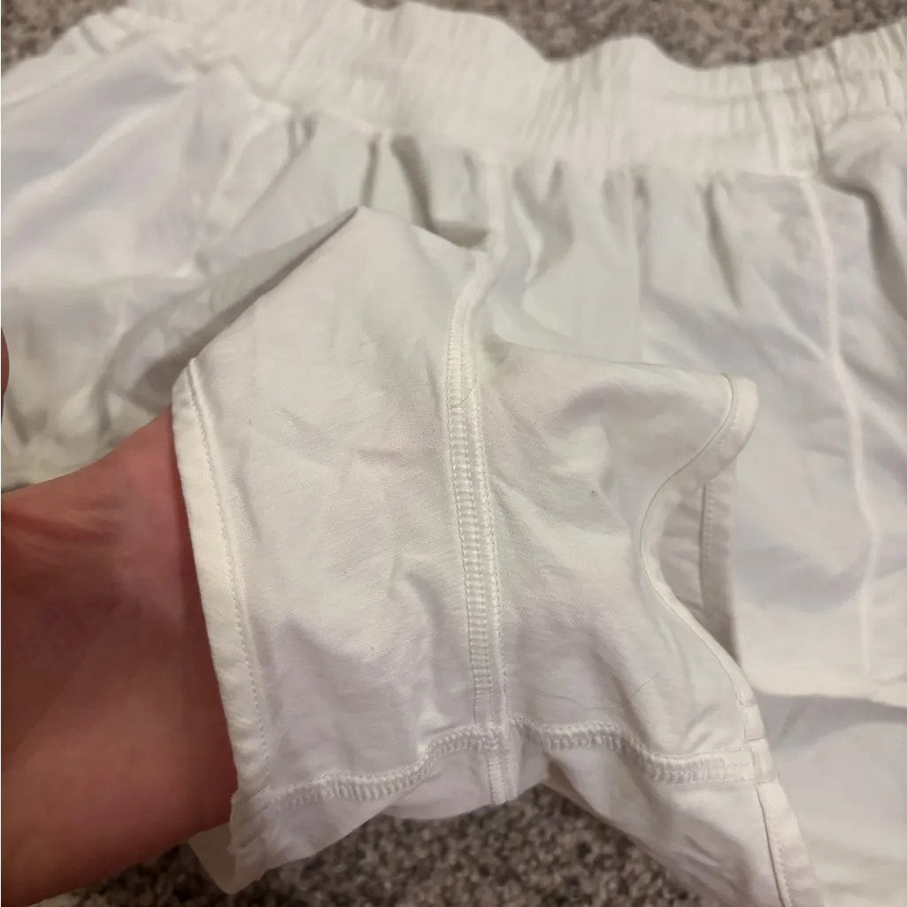 lululemon athletica White Athletic Shorts - Image 4