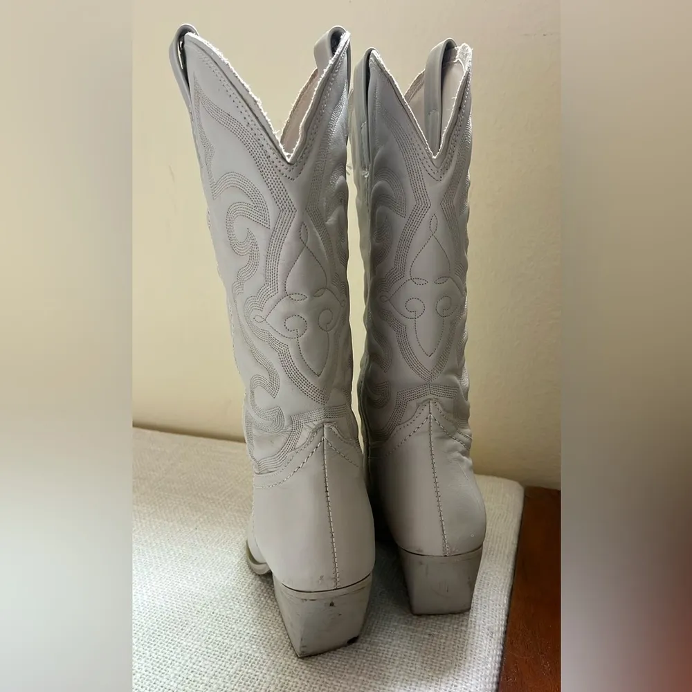 White Cowgirl Boots - Image 5