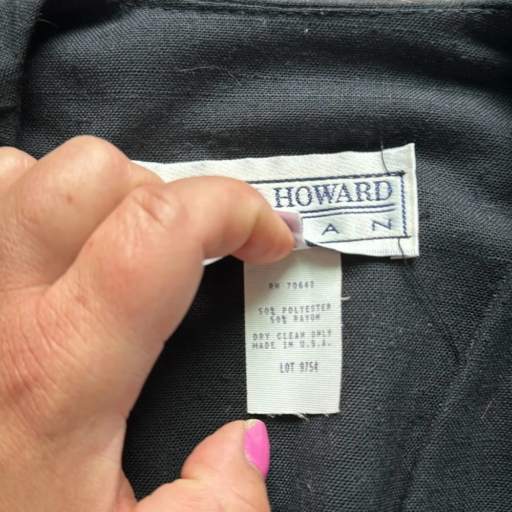 Jessica Howard Woman Knee Length Blazer Black 16 - Image 3