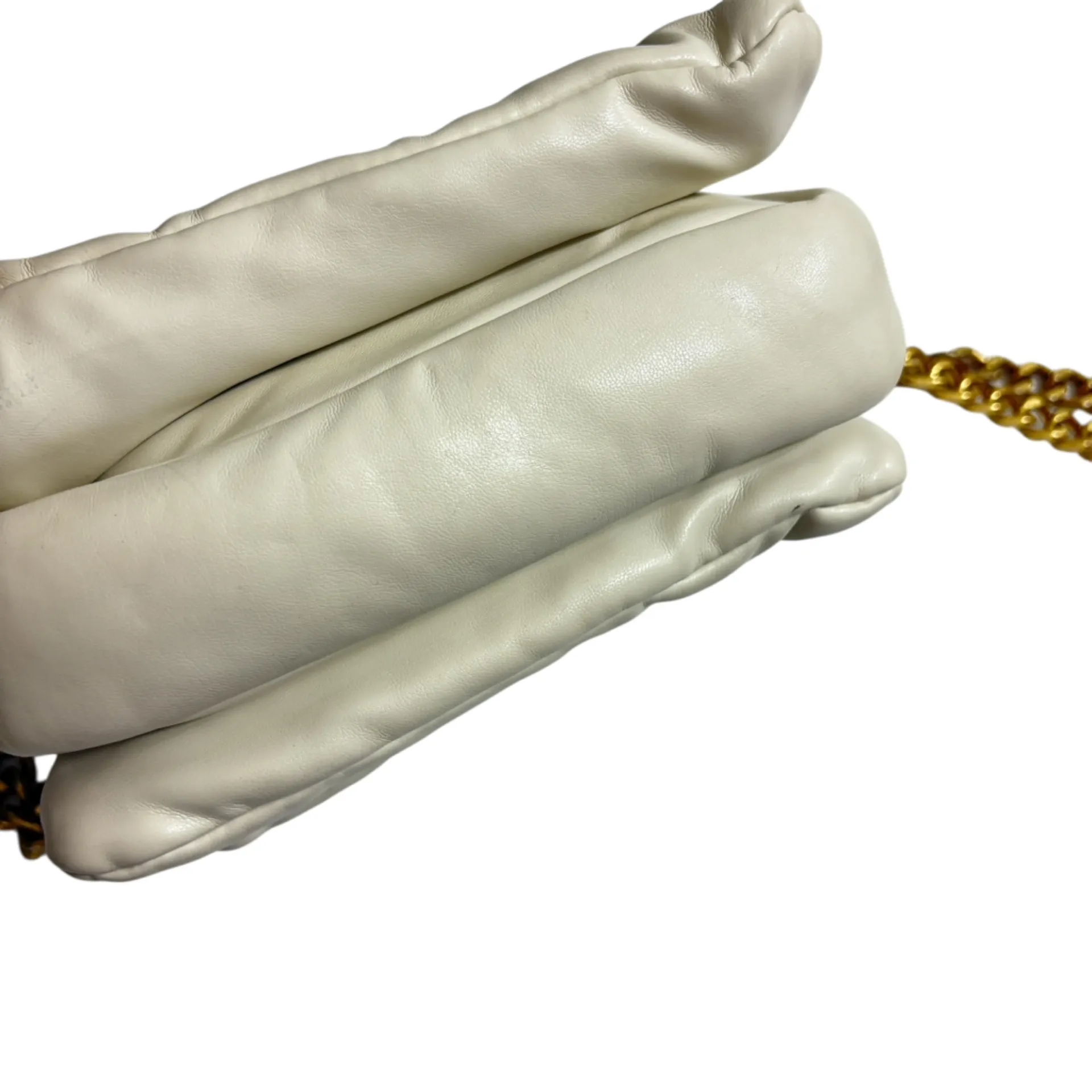 ESSENTIEL ANTWERP Alice Puffy crossbody bag purse White - Image 8