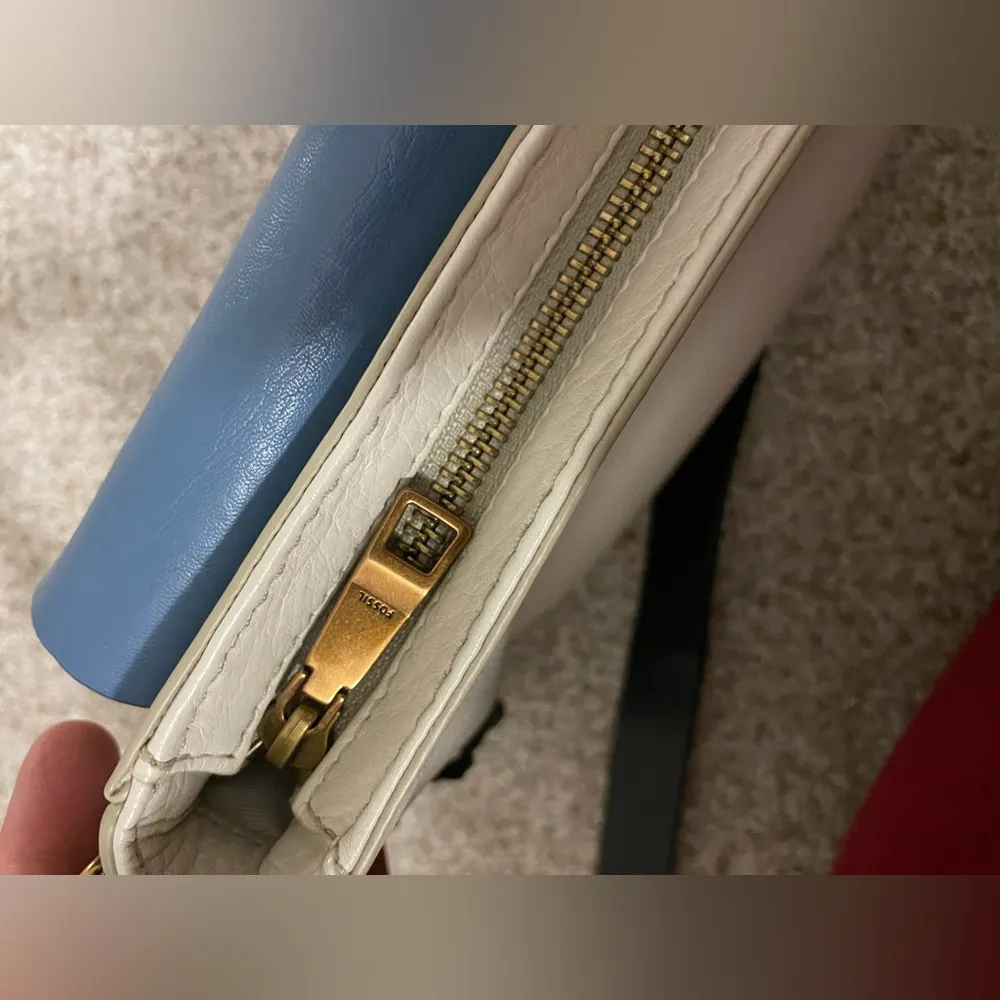 Fossil leather shoulder bag - Image 5