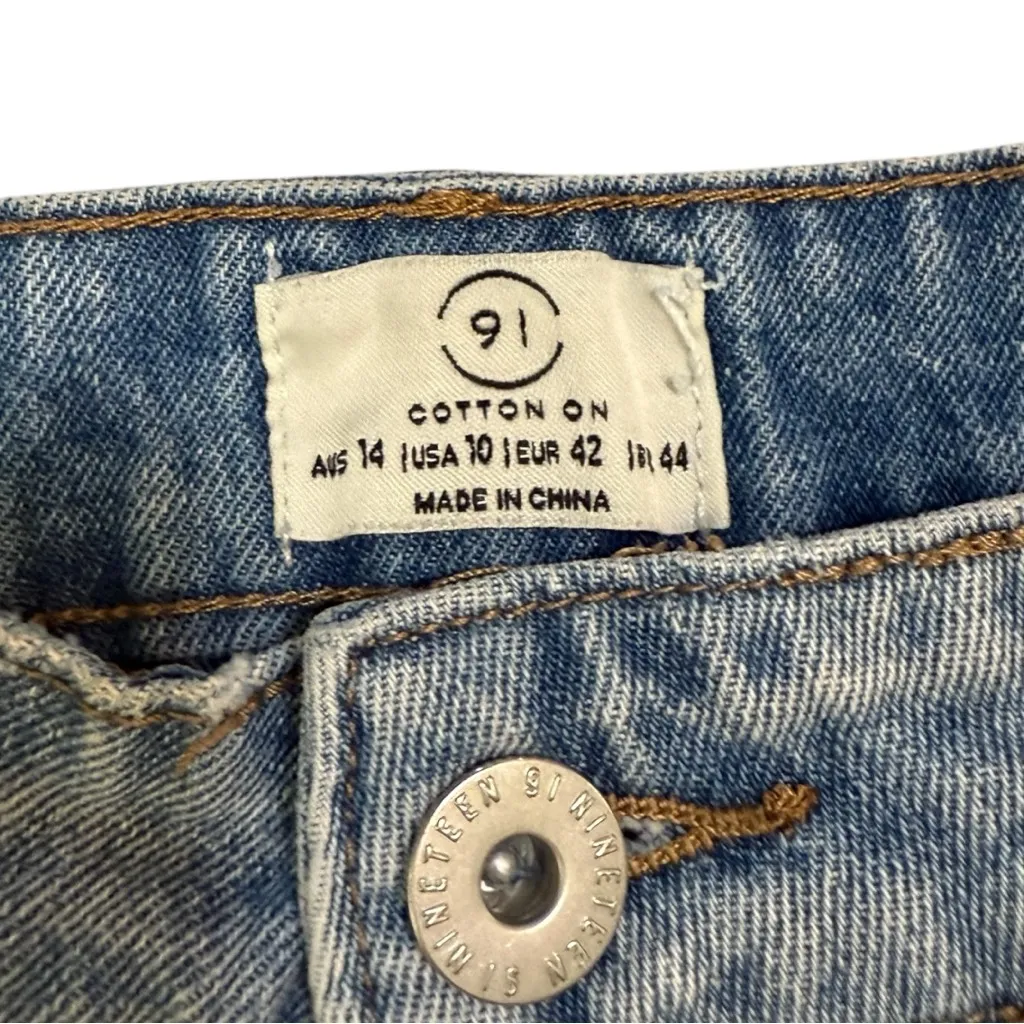 Cotton On Light Blue Denim Skirt - Image 4