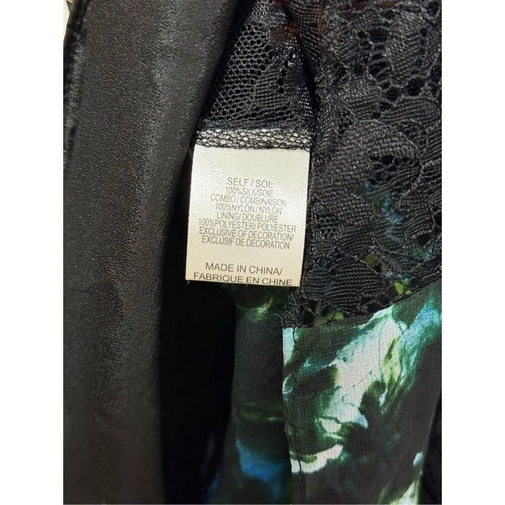 Haute Hippie tangled up in blue silk dress size XS - Image 6