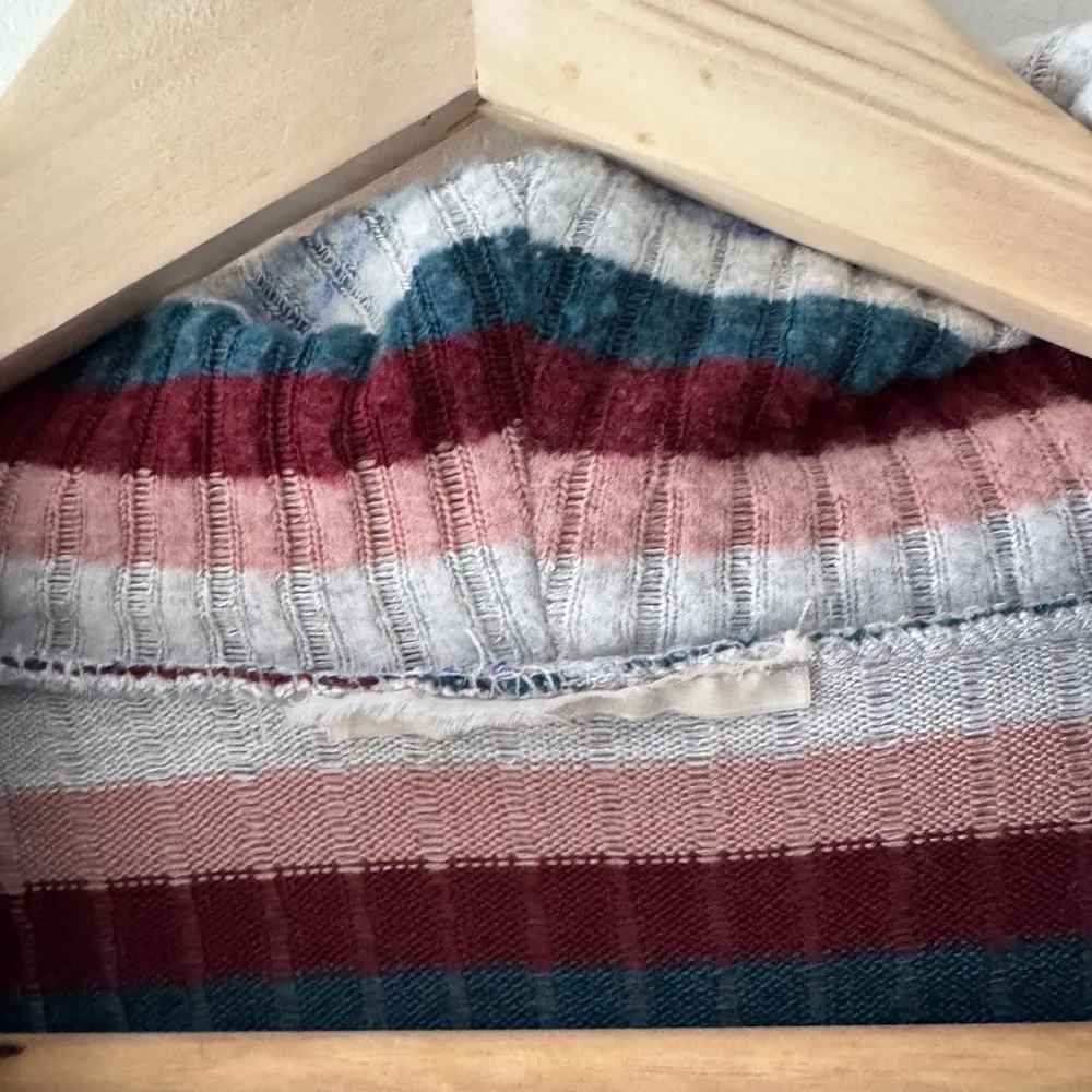 Anthropologie Saturday Sunday Colorful Pippa Hacci Stripe Turtleneck Sweater Top - Image 6