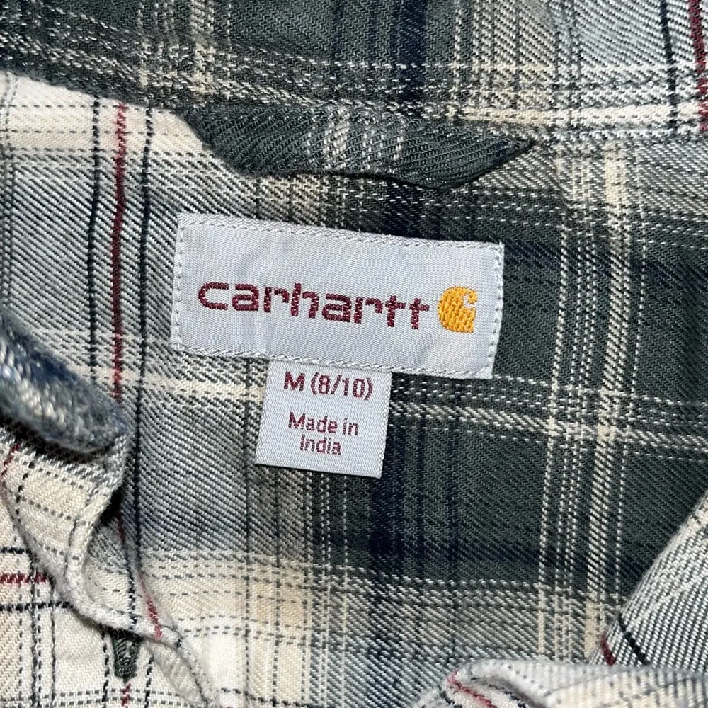 CARHARTT Plaid Button Down Shirt sz M - Image 3