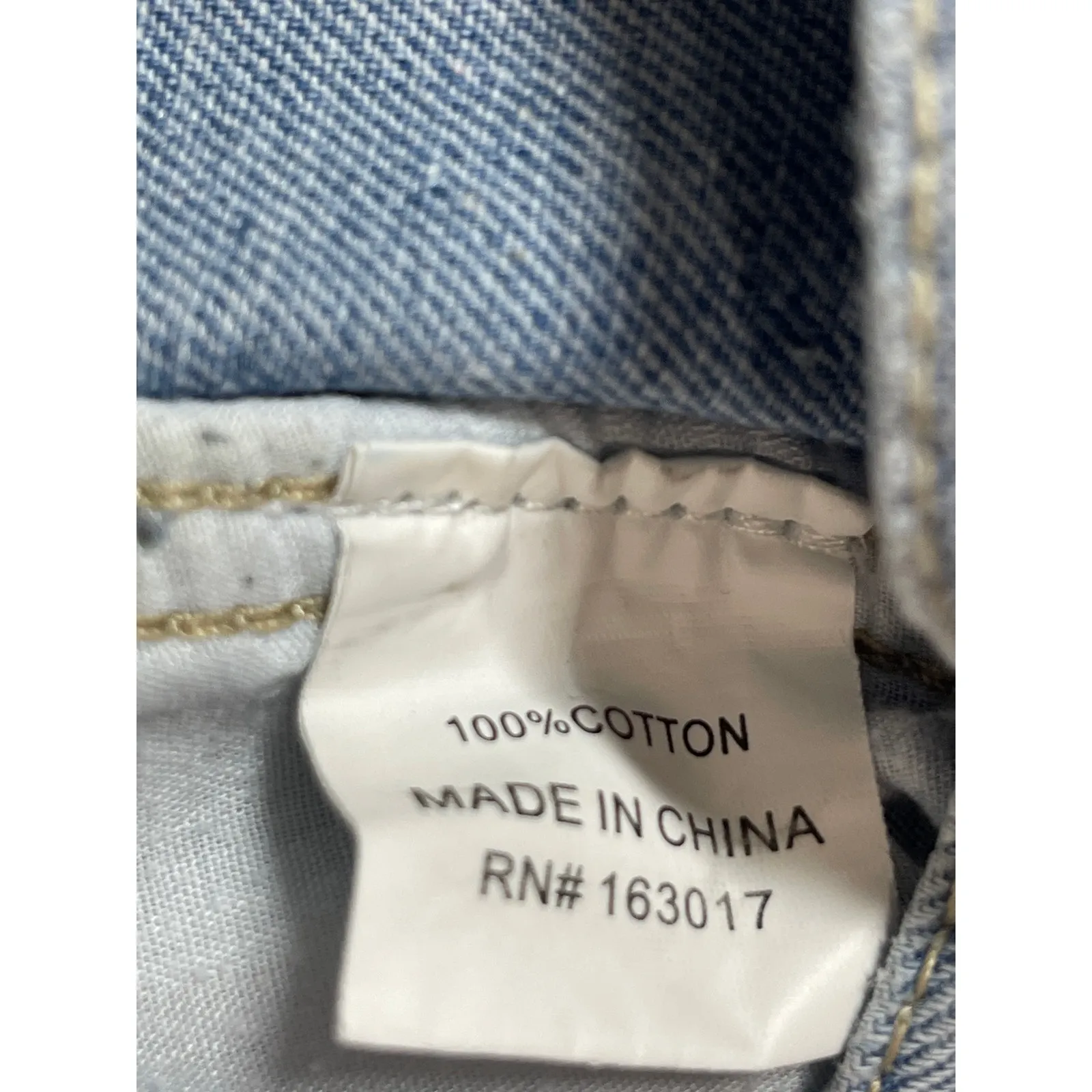 Princess Polly Blue High Waisted Light Wash Baggy Wide Leg Denim Jeans Pants 6 - Image 5