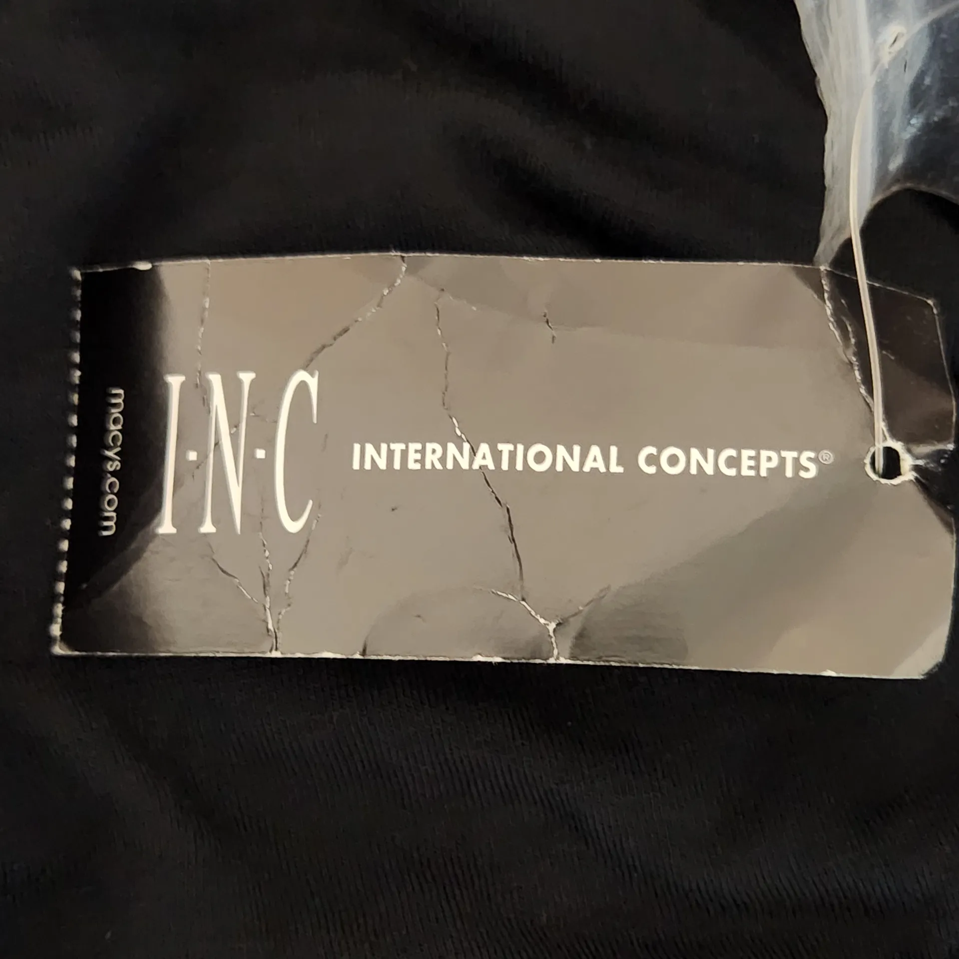 INC  International Concepts Black Long Sleeve Sequin Tee Size Large NWT - Image 8