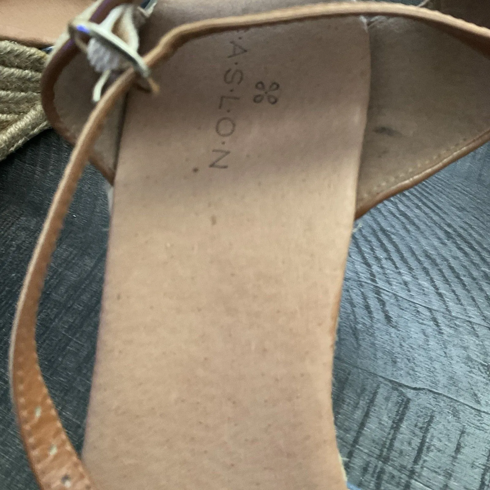 Caslon Nautical Mary Jane Striped Espadrille Platform Wedge Size 10 1/2 - Image 11