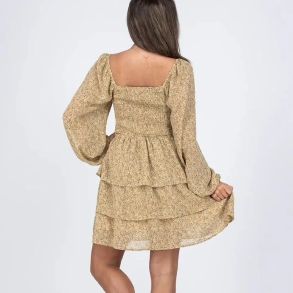 NWT Heyson floral long sleeve ruffle tiered mini dress - Image 3