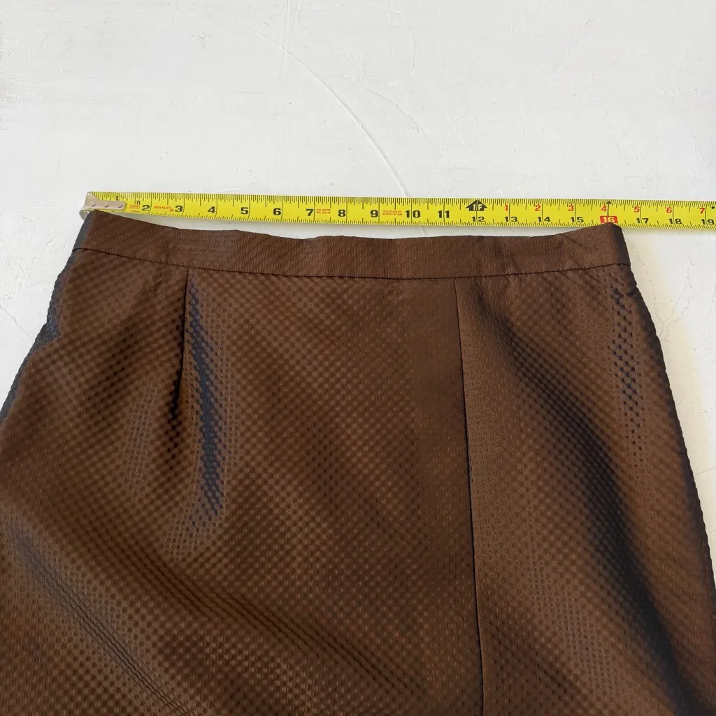 Solini New York Vintage Blazer And Skirt Suit Set Brown Textured Size 12 - Image 8