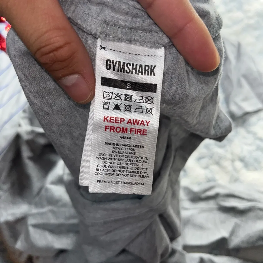 Gymshark Heather Gray Long Sleeve Tee - Image 6