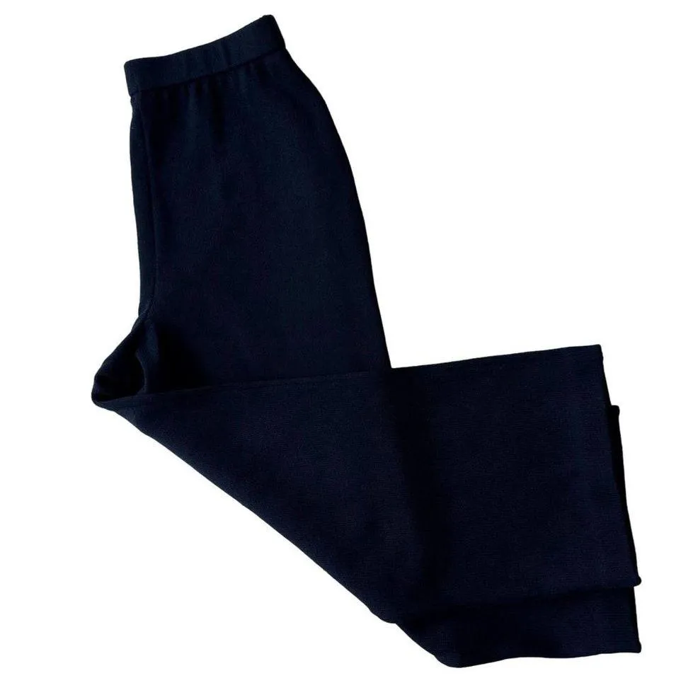 St John Collection Pants Size 10  Black Elastic Stretch Waist High Rise … - Image 8