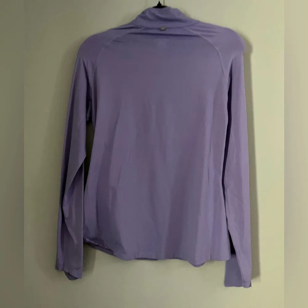 Nike Dri-Fit Running Long Sleeve 1/2 ZipTop in purple size large - Image 2