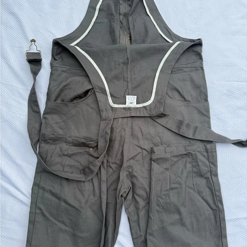 Unisex Gray Overalls .Cargo . - Image 6