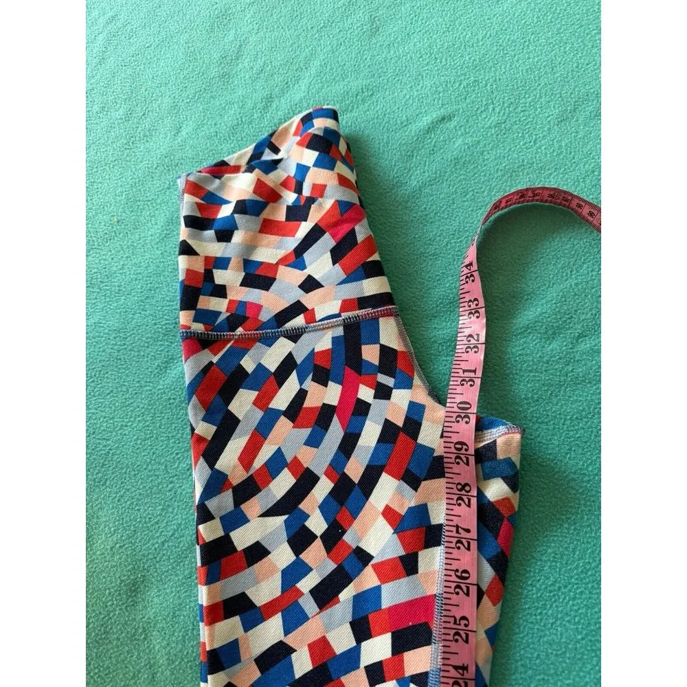 Lululemon‎ Wunder Under Pant Hi-Rise Capoeira Multi Confett Yoga Gym Size 4 - Image 8