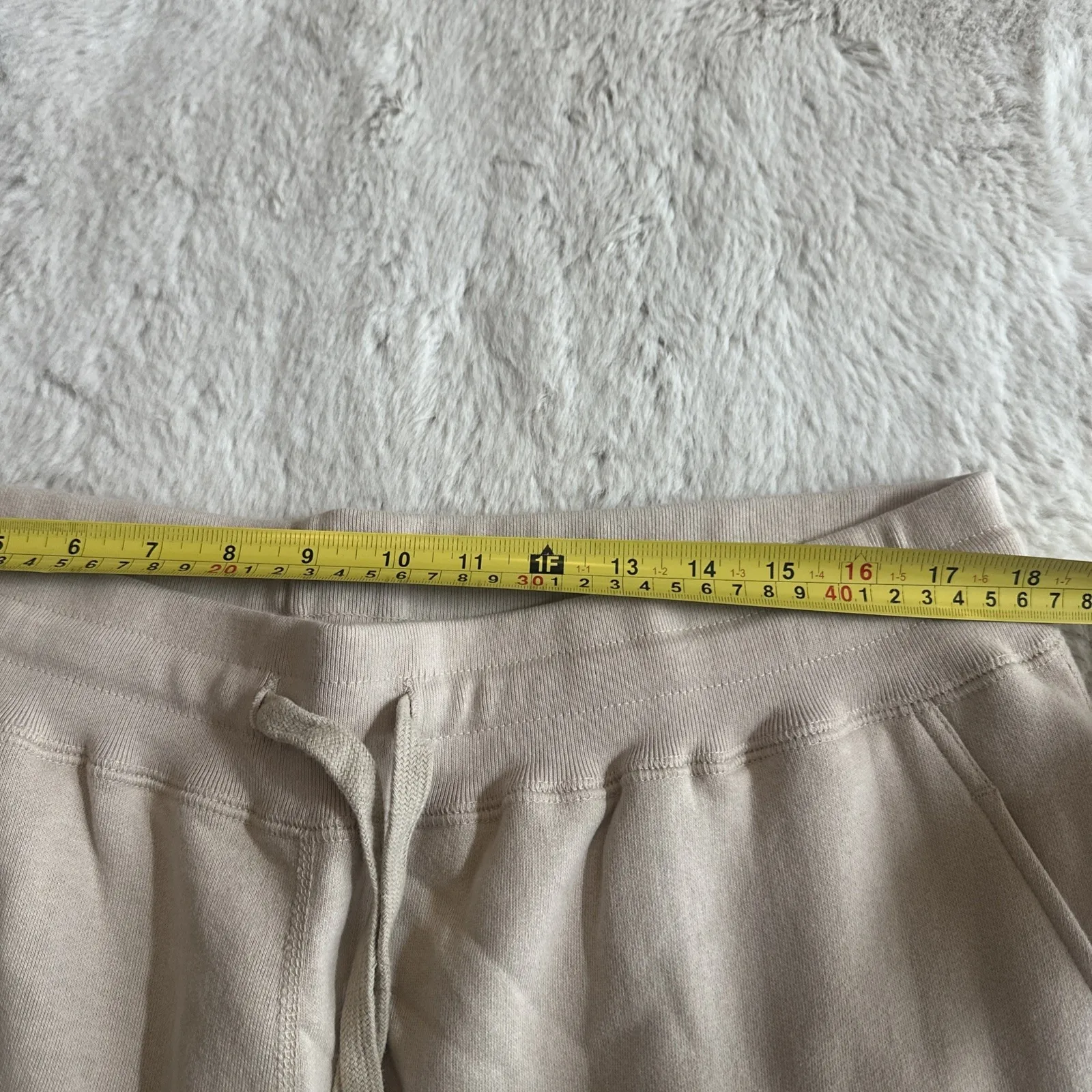 TKEES Jogger Pants Men Size 6  Beige Drop Crotch‎ Sweatpants - Image 8