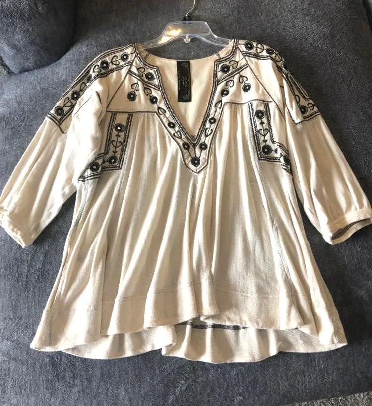 New Romantics Bohemia Peasant Blouse - Image 2