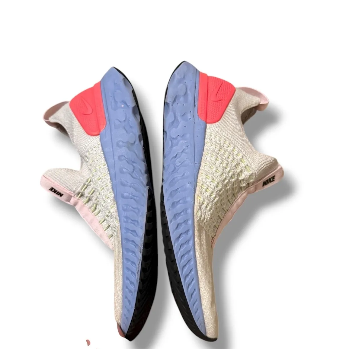 Nike React Phantom Run Flyknit 2 Sneakers Women's 8.5 Pink Slip-On Running Gym - Image 4