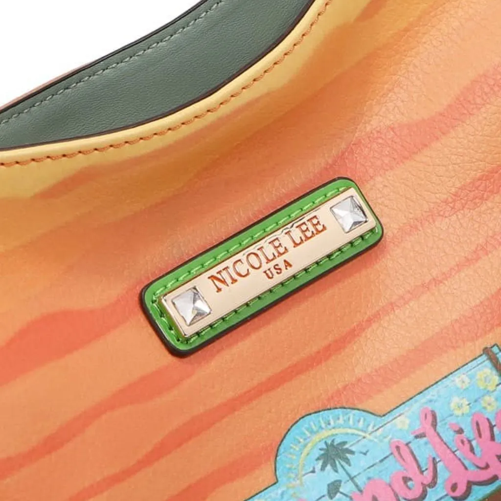 Nicole Lee USA Sun‎ and Sand Hobo Handbag - Image 10