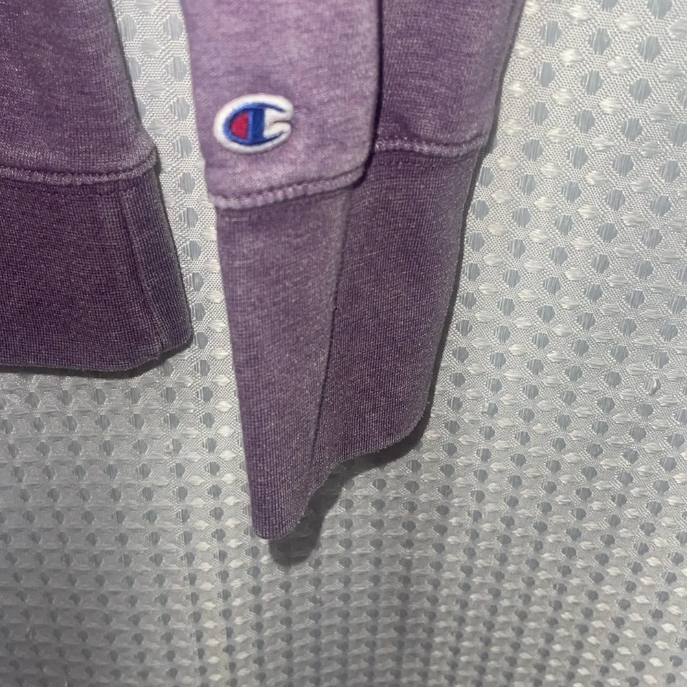 Champion Womens Long Sleeve Hoodie Sweatshirt Size S Purple - Image 2